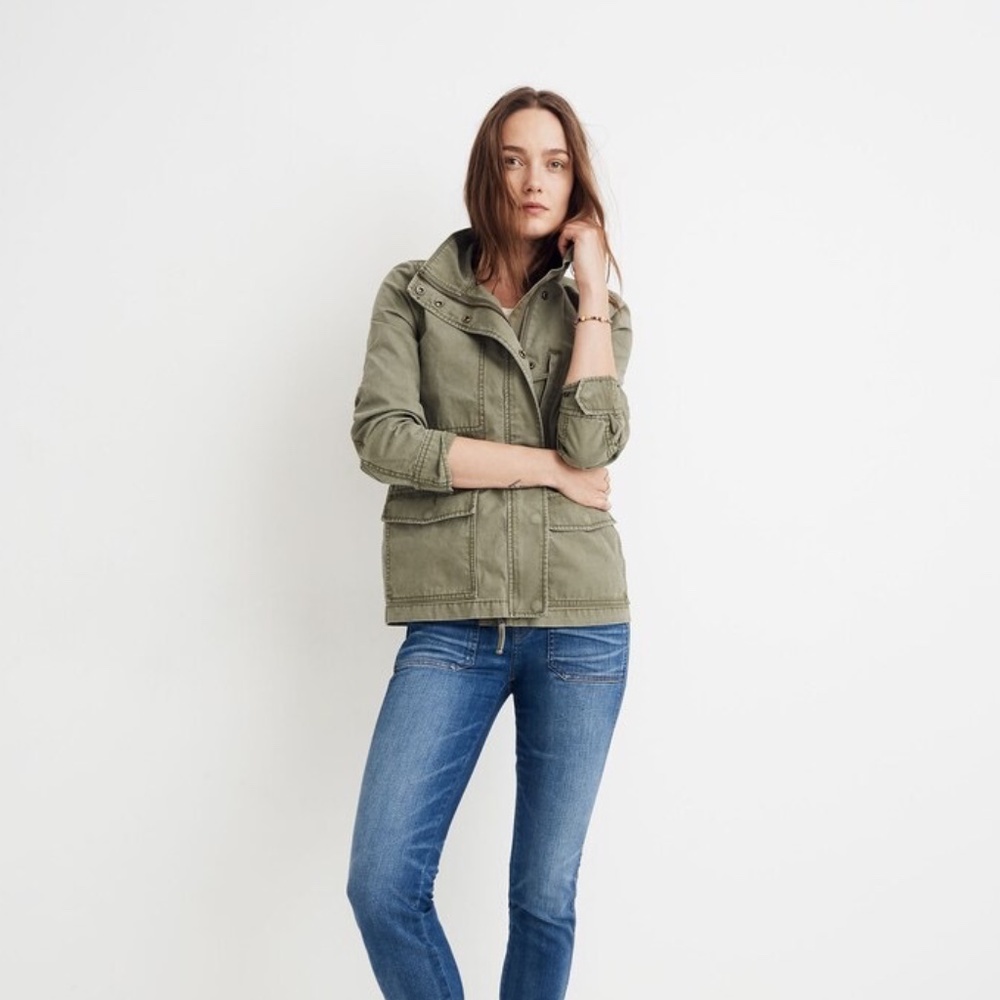 Madewell Passage Green Jacket‎ Size XXS